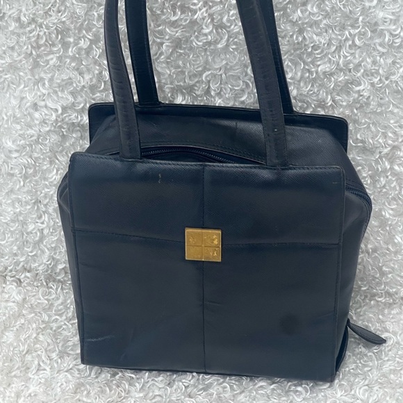 Vintage Yves Saint Laurent Leather Shoulder Bag - Picture 1 of 15
